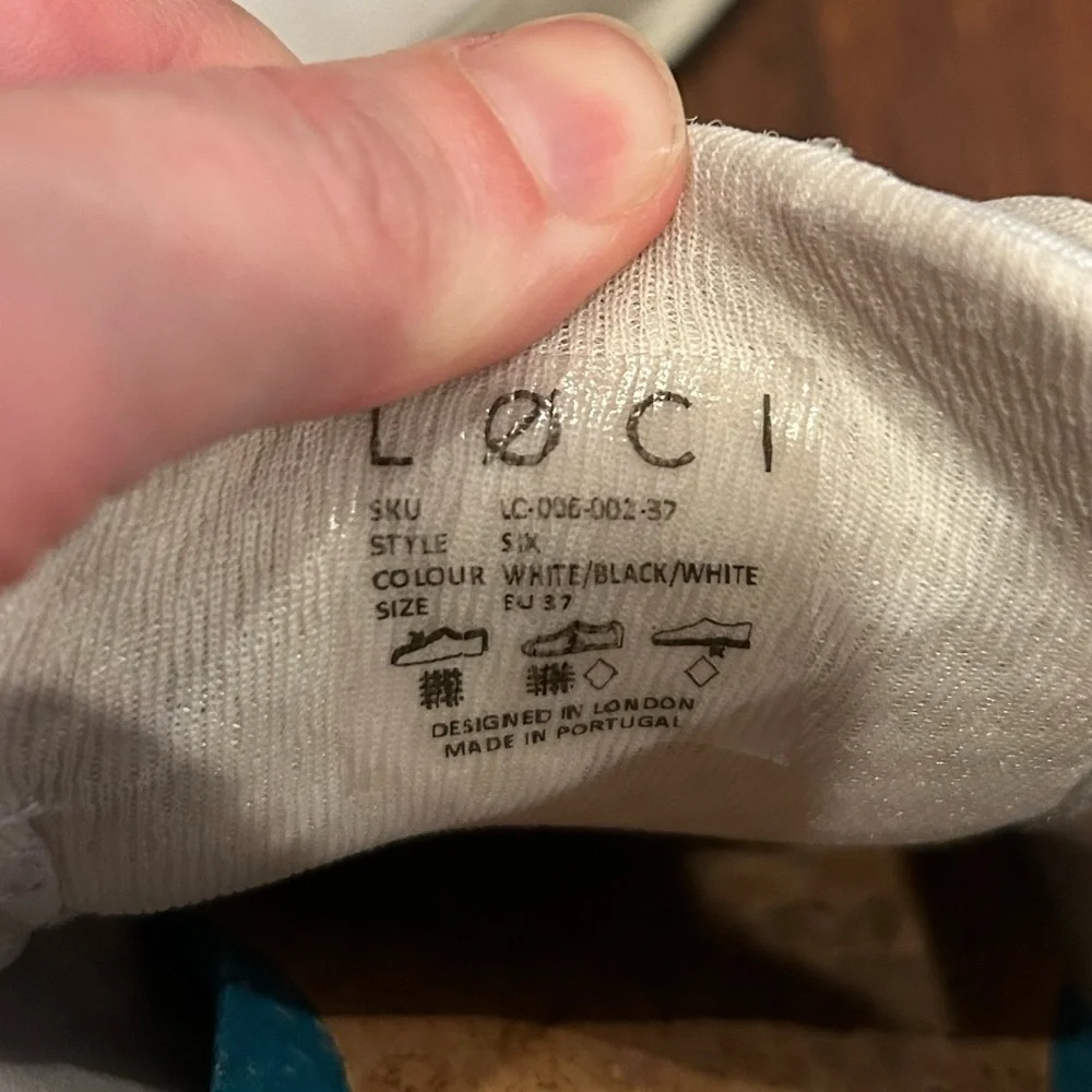 LOCI Fusion Recycled Women’s Lade Up Sneakers Size 37 US Women’s Size 6.5
